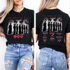 Футболка BTS World Tour 2026, Футболка Bangtan Boys Comeback 2026, Графическая футболка с мерчем Kpop-концерта, Подарок для фаната ARMY, Стиранная винтажная черная футболка BTS