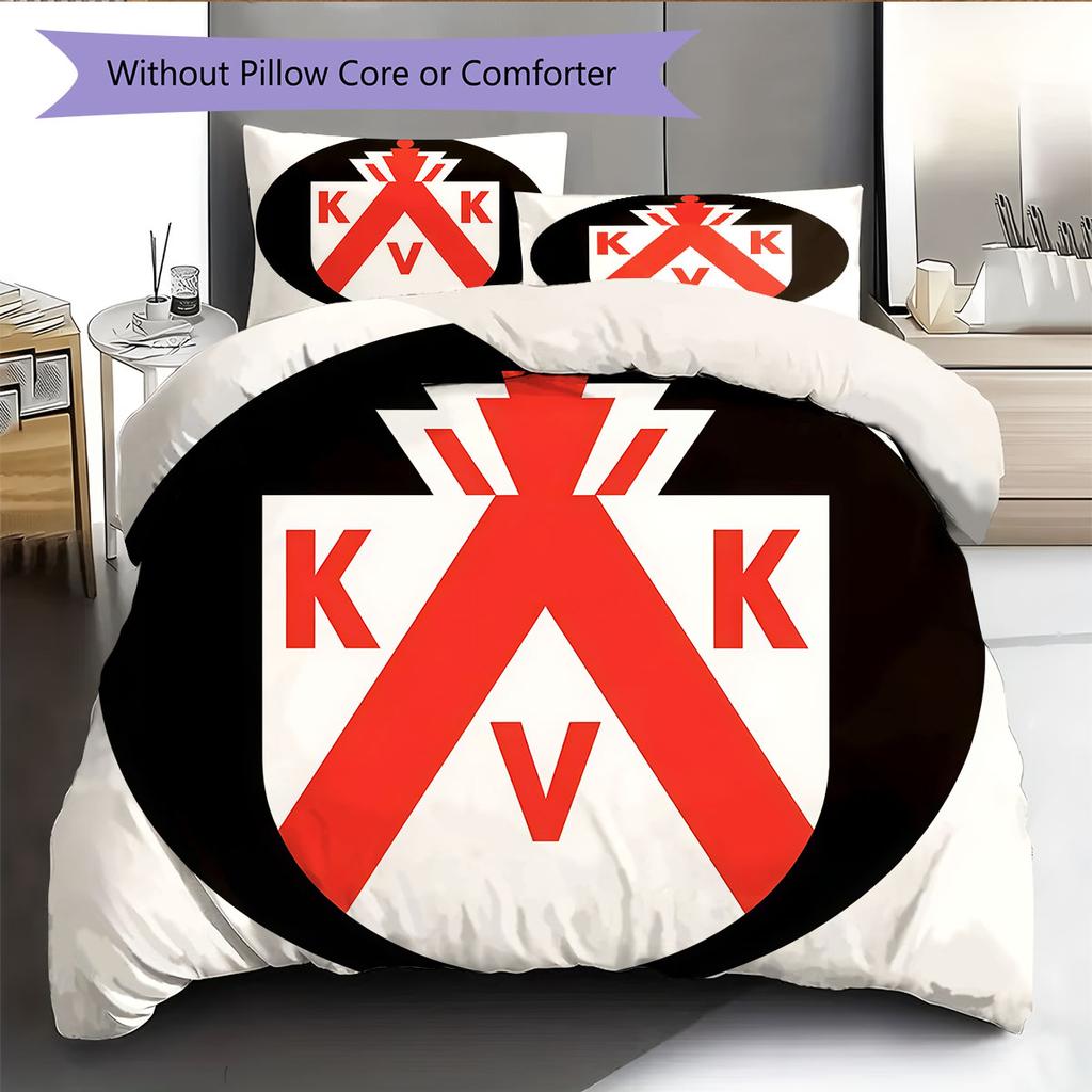 KV Kortrijk Bedding Quilt Set Quilt Cover Pillowcase Home Decoration Birthday Gift (1 * duvet cover + 2 * pillowcase, without core)