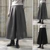 Women Pants Oversized Wide Leg Elastic Waist Casual Trousers Versatile Loose Fit Bottoming