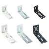 Heavy Duty L-Shaped Shelf Holder Cold-Rolled Steel Shelf Mounting Bracket Decorative Shelf Support Shelf Brackets