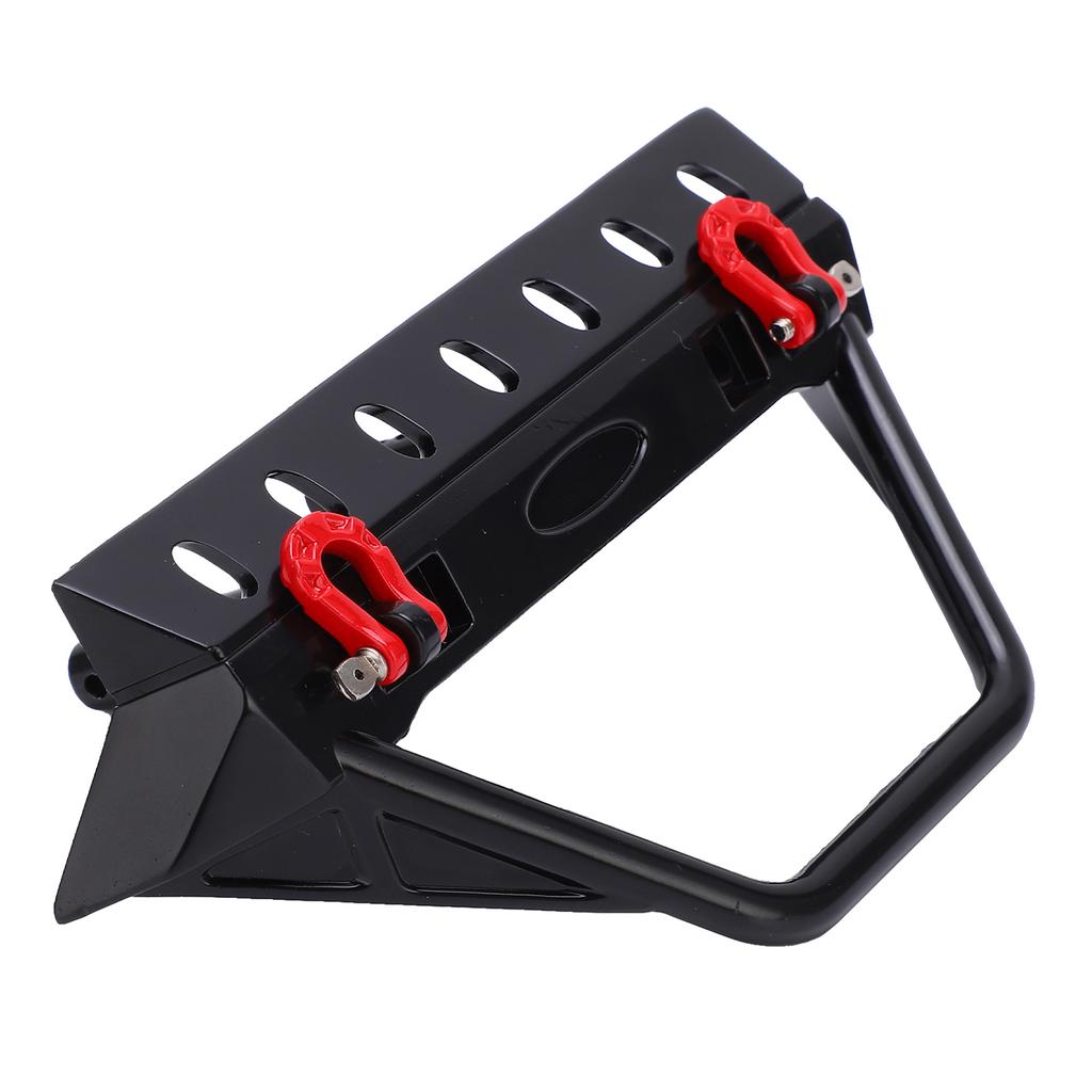 RC Stinger Передний бампер со светодиодной подсветкой для Axial Scx10 II III Поколения 110 RC Автомобиль Трапециевидный