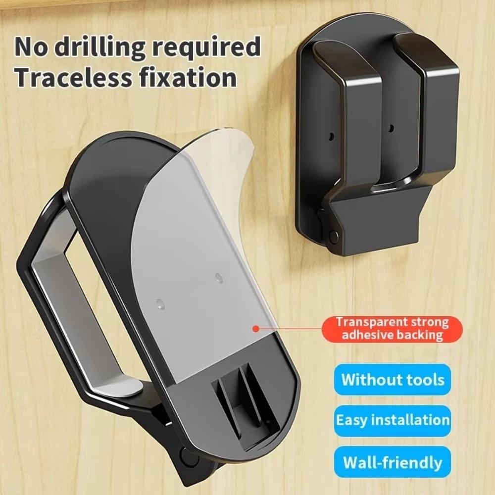 No Drill Universal Headphone Stand Foldable Gaming Earphone Storage Rack  Home Office
