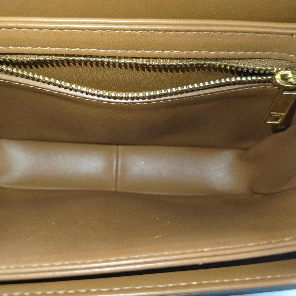 [Pre-Owned] Teen Triomphe Canvas And Leather Shoulder Bag - Very Good #7SUXOO