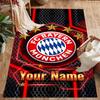 Bayern Munich Fan Gear Customize Your Name Floor Mat Suitable for Foyer Hallway Game Room Outdoor Antislip Carpet Anime Office Decor