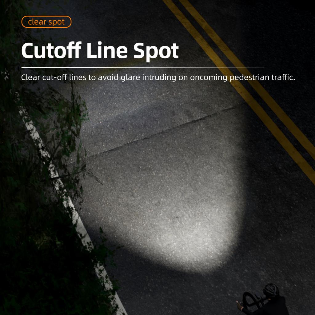 CYCLAMI Headlight 1000LM Bike Light Waterproof Rechargeable Front Lamp Bicycle Light Aluminum Ultralight Flashlight 7