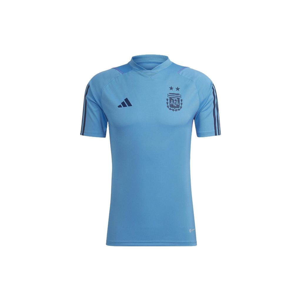 adidas Мужские синие футбольные майки умеренного прямого кроя HF3927