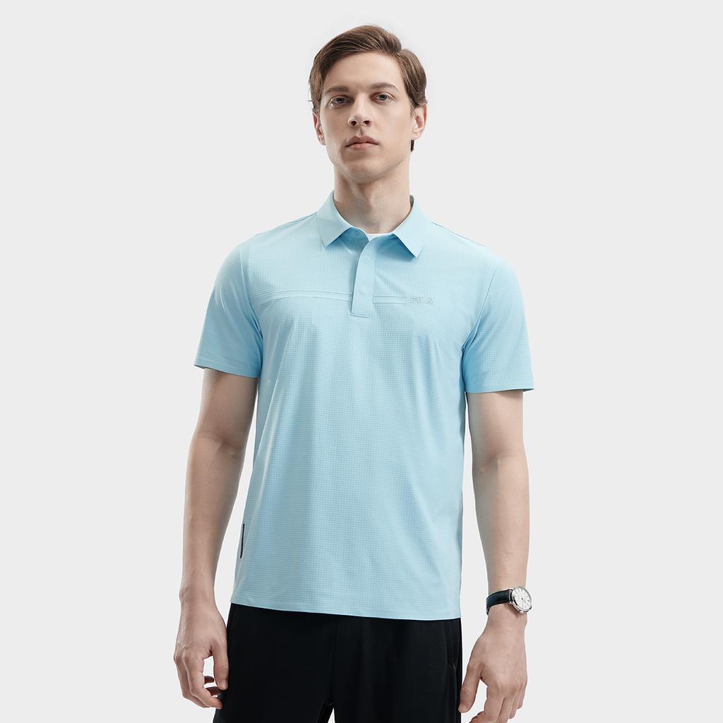 New FILA Polo Shirts Men's Tiffany Blue F11M422120FLB
