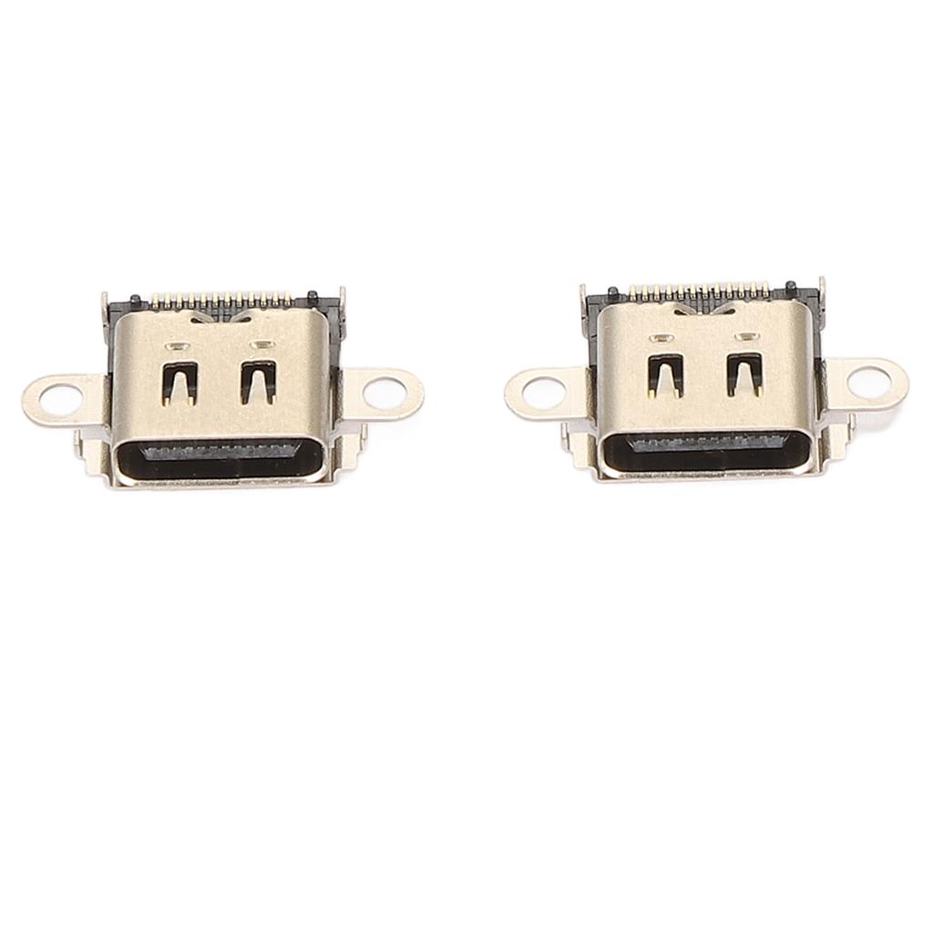 2Pcs Replacement Type C Charging Port for Switch Lite USB C Console Dock Connector Charger Socket Port for Switch Lite