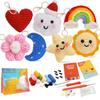 DIY hand-made crochet materials for potted animals, wool knitting balls, crochet ornaments