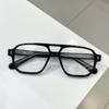 European and American wind double beam pilot box thick frame anti-blue light glasses frame men's and women's fashion large frame frame myopia can be m