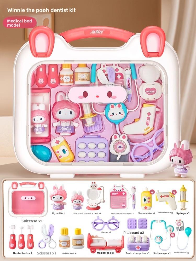 Детский игровой набор доктора для стоматолога, медсестры, стетоскоп, шприц, медицинский набор, игрушки для ролевых игр, дети осуществляют мечту об актерстве, подарки
