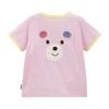 MIKI HOUSE HOT BISCUITS Short Sleeve Boys and T-Shirt, Girls, Baby, Pink, 100cm, 72-5202-686