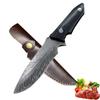 Кованый нож для обвалки, кухонные ножи, рыболовный нож, нож для мяса из нержавеющей стали с узором «перо», кухонный нож, кухонные принадлежности