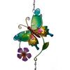 Metal Wind Chime Iron Art Wind Chime Ornament Decorative Color Painted Butterflies Windchime Vintage Anti-rust Hanging Windchime