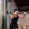 Pull Down Bar Comfortable Grip Cable Machine Attachment Fitness Equipment for Arm Back Shoulder Strength Training
