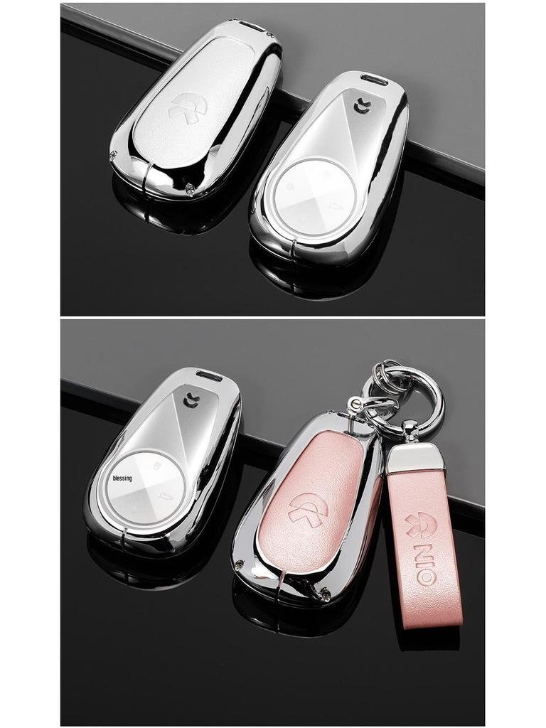 High-End NFC Protective Shell Buckle for NIO ES8/ES6/EC6 Car Key Cards (2023 Model)