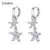 Lindon Copper Alloy Zircon Earrings Drop Earrings For Women Wedding Party Gifts