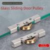 Door Track Stainless Steel Glass Door Pulleys Roller Track Wheel Glass Sliding Door Pulley Window Pulleys Window