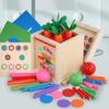 Six In One Coin Box Multi Functional Stick Pulling Carrot Preschool Building Color Matching Intelligence Box Toy