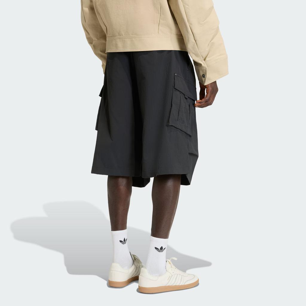 adidas Originals Premium Essentials Повседневные Свободный крой Однотонные Шорты-карго на шнуровке Мужские шорты KD2778
