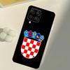 Флаг Хорватии Герб Для Samsung Galaxy M33 M13 M14 M12 M32 M52 M31 M55 M15 M11 M21 M35 M53 M34 M54 M06 M16 Чехол