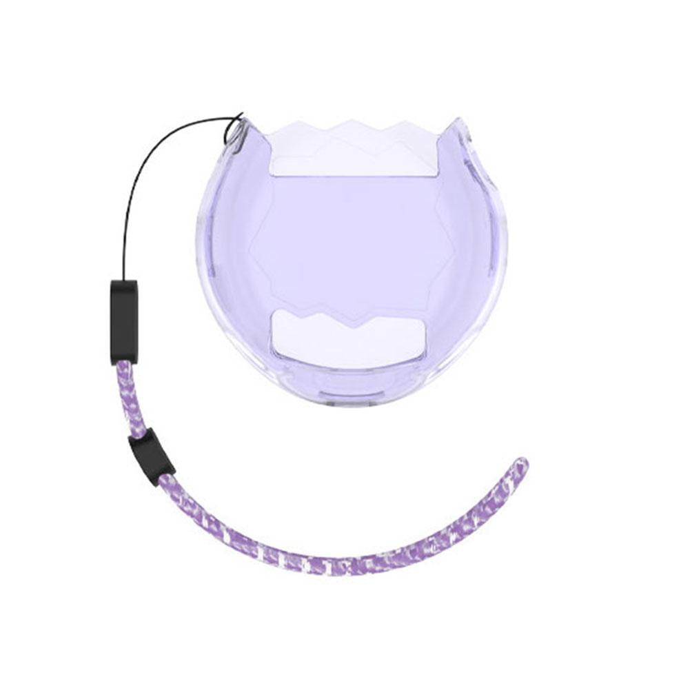 Для Tamagotchi Paradise Прозрачный защитный чехол Пылезащитный Жесткий чехол из ПК со шнурком Защита от царапин Прозрачная крышка Игровая консоль