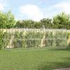 Dog Kennel 3 pcs Silver 6 x 2 x 2 m Galvanized Steel