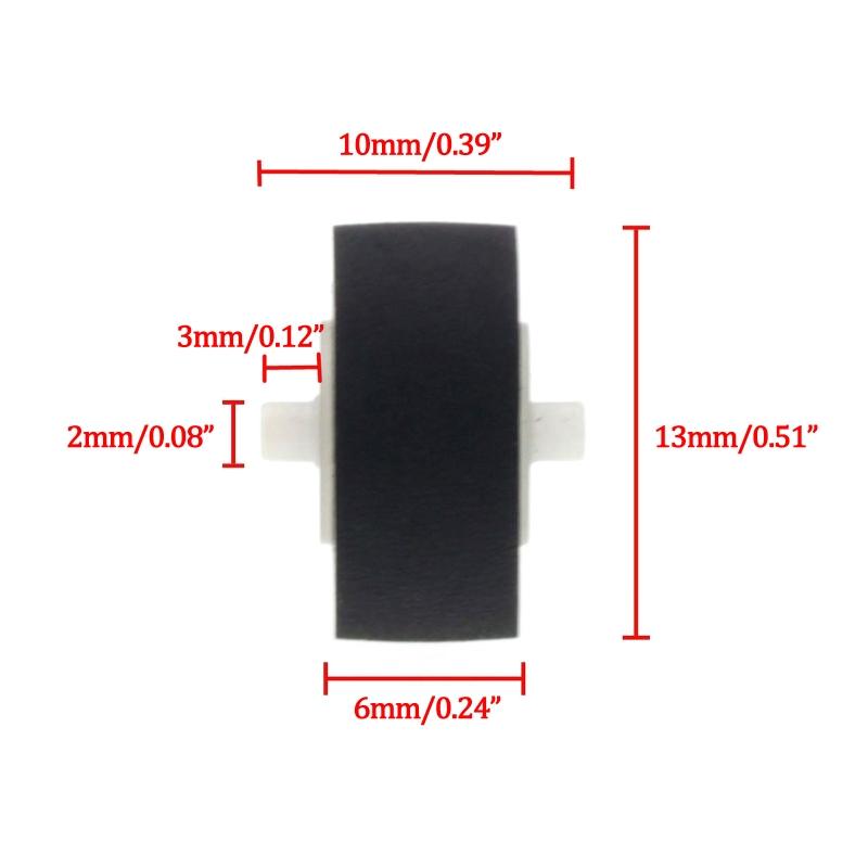 1/5pc 13x6x2mm Card Seat Audio Belt Pulley Tape Recorder Belt Pulley Wheel with axis for SONY player for Panasonic sa-pm20 RadioGood product