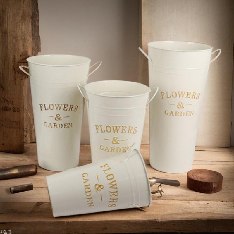 Декоративные металлические ведра, Цветочные магазины, Ведра для сухих цветов, Ведра для пробуждающихся цветов, Цветочные горшки, Кованые железные вазы, Реквизит для фотосъемки