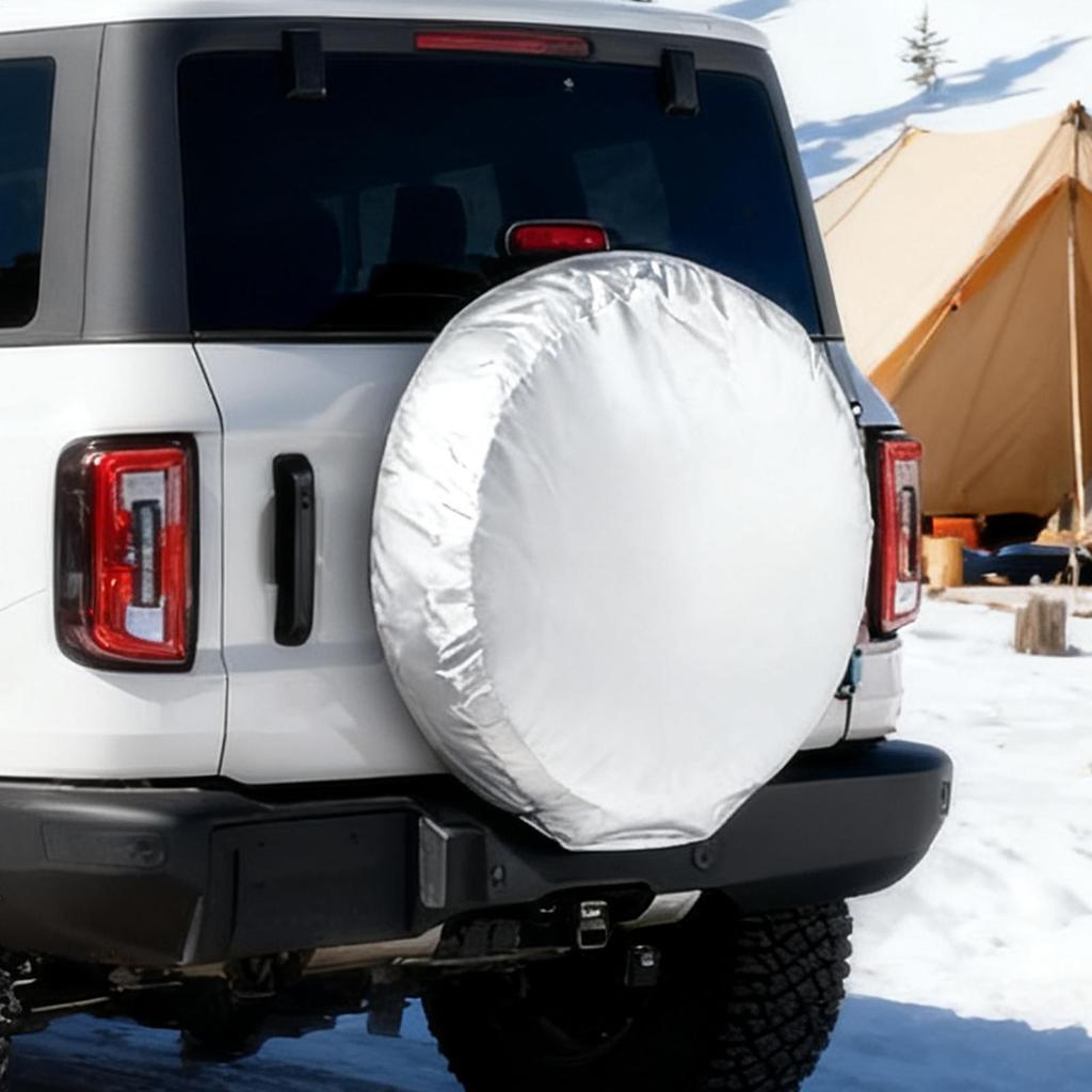 27-31 дюймов Чехол для запасного колеса автомобиля Уличный Солнцезащитный Водонепроницаемый Чехол для запасного колеса Ветрозащитный Крючок Защитный чехол для запасного колеса автомобиля