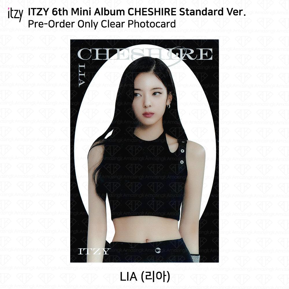 ITZY 6th Mini Album Cheshire Official Photocard Clear Card Neon 4cut Film KPOP