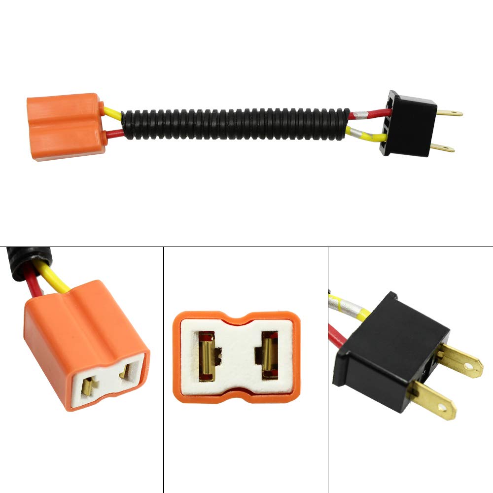 YUNPICAR H7 Светодиодная лампа Противотуманная фара Фара Жгут проводов Разъем провода Патрон Переходник (Керамический патрон H7)