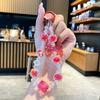 Изысканный полупрозрачный шнурок для телефона с узлом-бабочкой и брелок