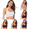 Йога Фитнес Крест Назад Спорт Красивая спина Противоударный бюстгальтер со сборками Спортивное нижнее белье