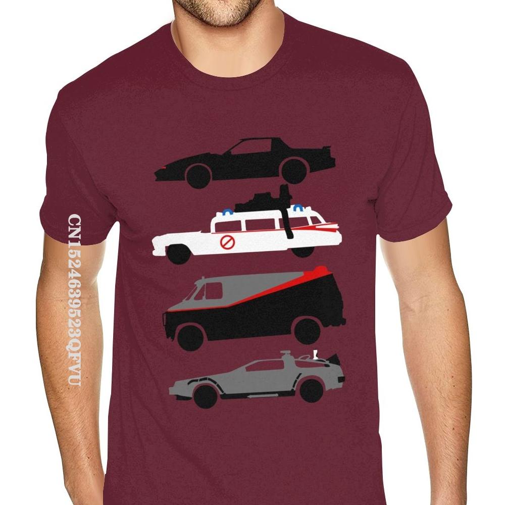 80s Car Tee Shirts Kawaii Halloween Oversized T Shirts Harajuku Boyfriend's Plus Size T-Shirts