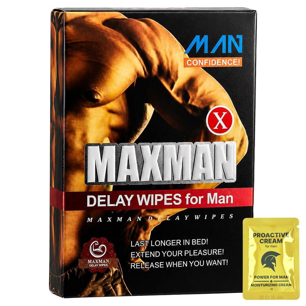 MAXMAN Влажные салфетки Long Power Night Maxman Long Night Ткань для мужчин Long Power Уход Ткань Портативные 1 шт 10 шт