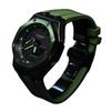 Casio Мужские часы с ЖК-дисплеем и аналоговым двойным дисплеем Серия Black GA-2100-1A1(Watch3--)
