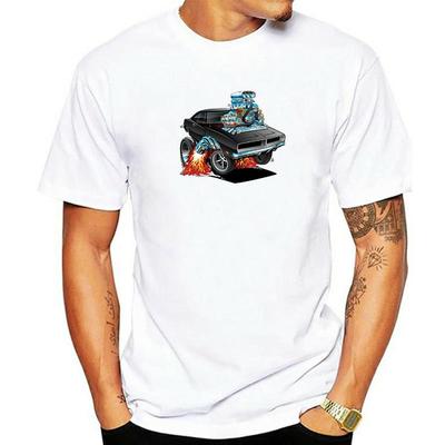 Classic 69 American Muscle Car Cartoon Unisexs Tshirt Harajuku Breathable TShirts Casual Summer Clothing Cotton ONeck Unisexswear