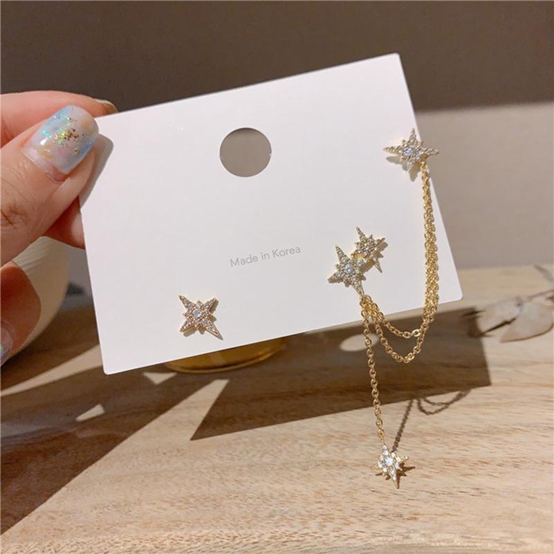 One-piece Star Ear Cuff Earrings