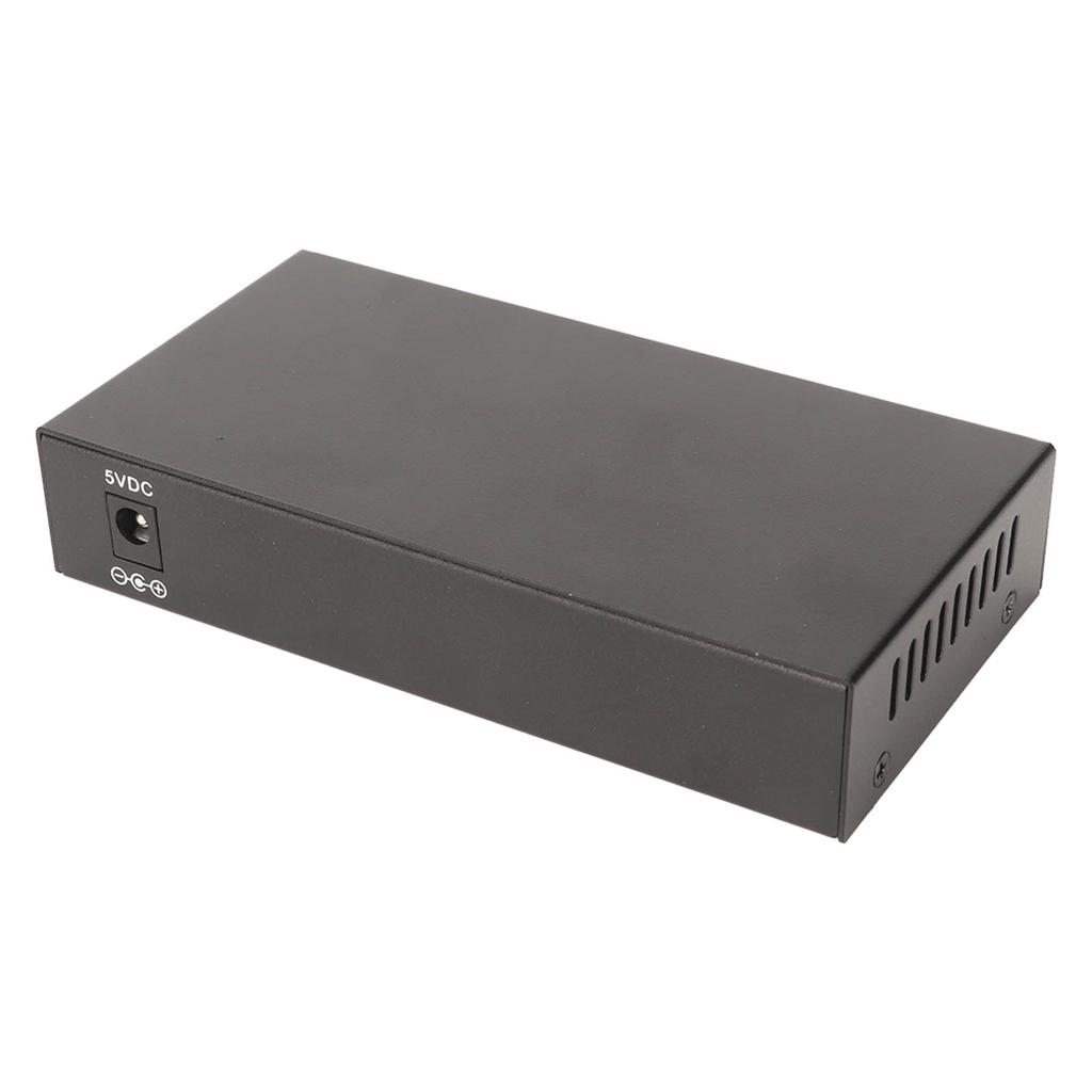 Оптоволоконный коммутатор SFP, 6 портов, 10, 100, 1000 м, самоадаптирующийся светодиодный индикатор, оптический коммутатор Ethernet для офиса