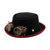 Adult Steampunk Hat Black Costume Accessory Gothic for Stage Performances Carnival Halloween