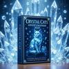 С фигурками мини-котят Хрустальный кот Рождественский календарь ожидания 2D Акриловый дизайн Подвеска Украшение для Рождественской елки