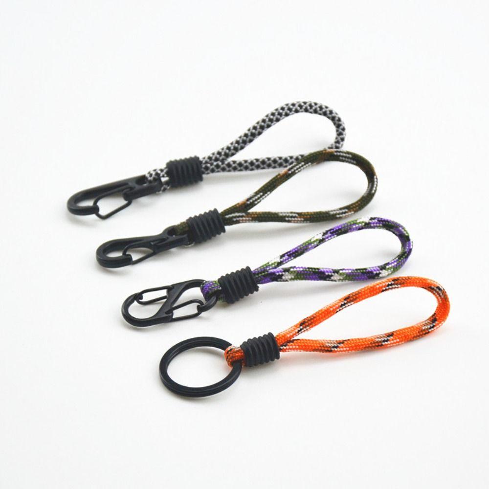Anti-loss Mobile Phone Lanyard High Strength Parachute Cord New Backpack Key Ring Outdoor Tool
