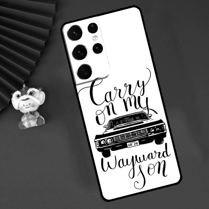 Сверхъестественное CARRY ON WAYWARD SONS Чехол Для Samsung Galaxy S24 S23 S25 S26 Ultra S20 FE S21 S22 Plus S10 S25 FE Чехол Funda