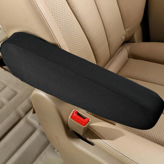 1 пара чехлов на автомобильный подлокотник, простая установка, мягкая прочная ткань, грязеотталкивающая, легко чистящаяся, универсальная защита ручки подлокотника для фургона и автобуса