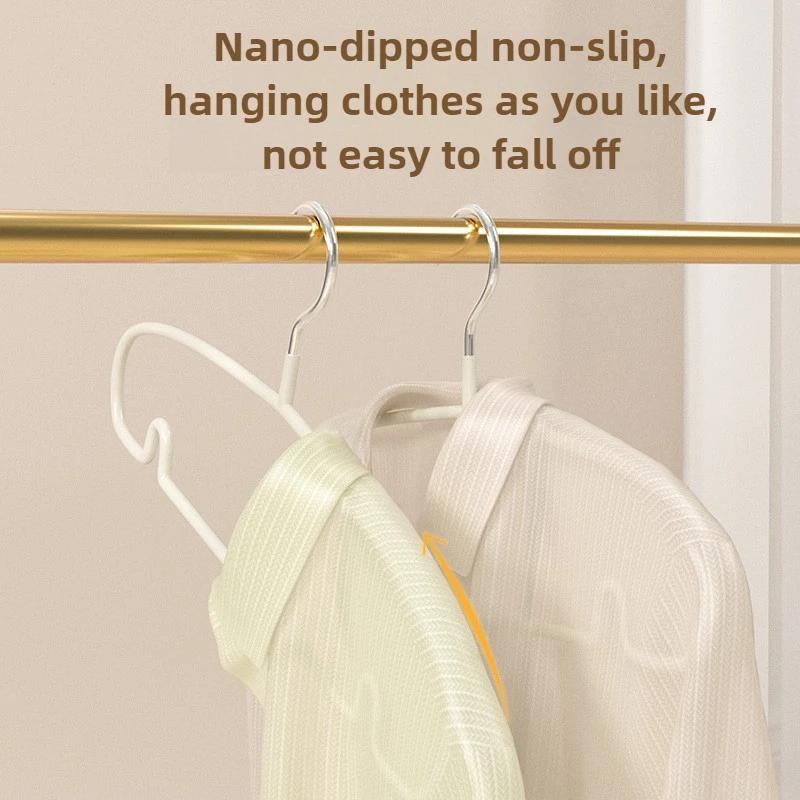 10PCS Simple Clothes Hanger Non Slip Dormitory Household Clothes Hanging To Prevent Clothes Deformation Storage