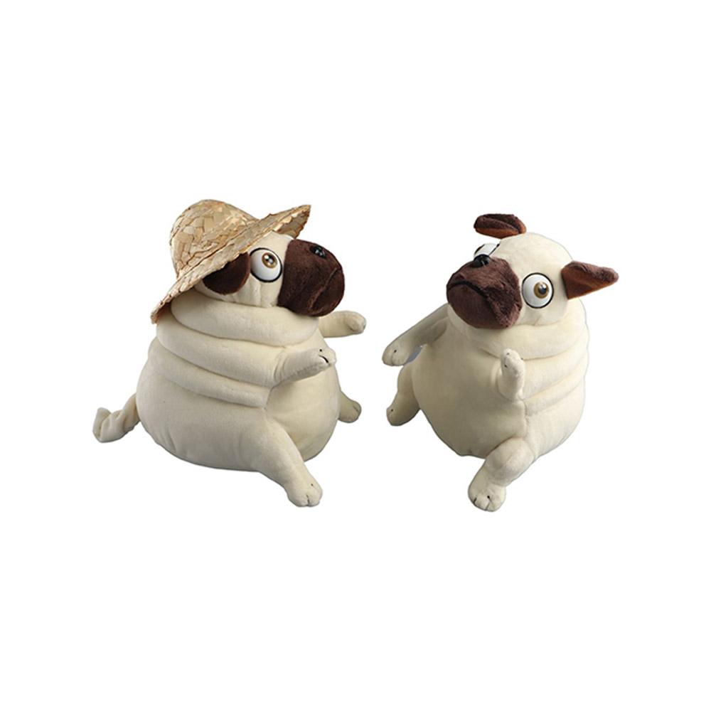 Soft Toy Sleeping Mate Elf Fat Pug Plush Toys Pug Dog Plush Doll Pug Dog Plush Toy Stuffed Toy