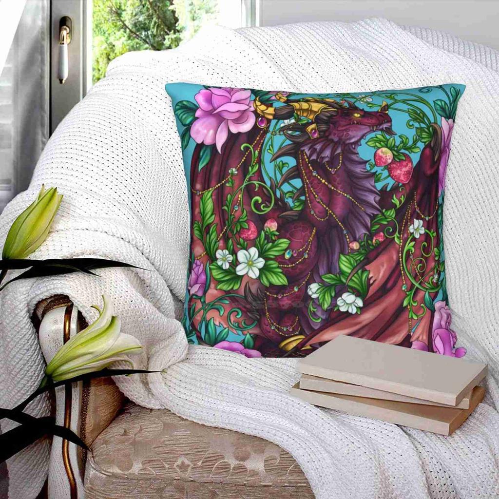 Alexstrasza The Lifebinder Throw Cushion Pillow Cover Pillowcase Wow World Of Dragonflight Alexstrasza Red Dragon