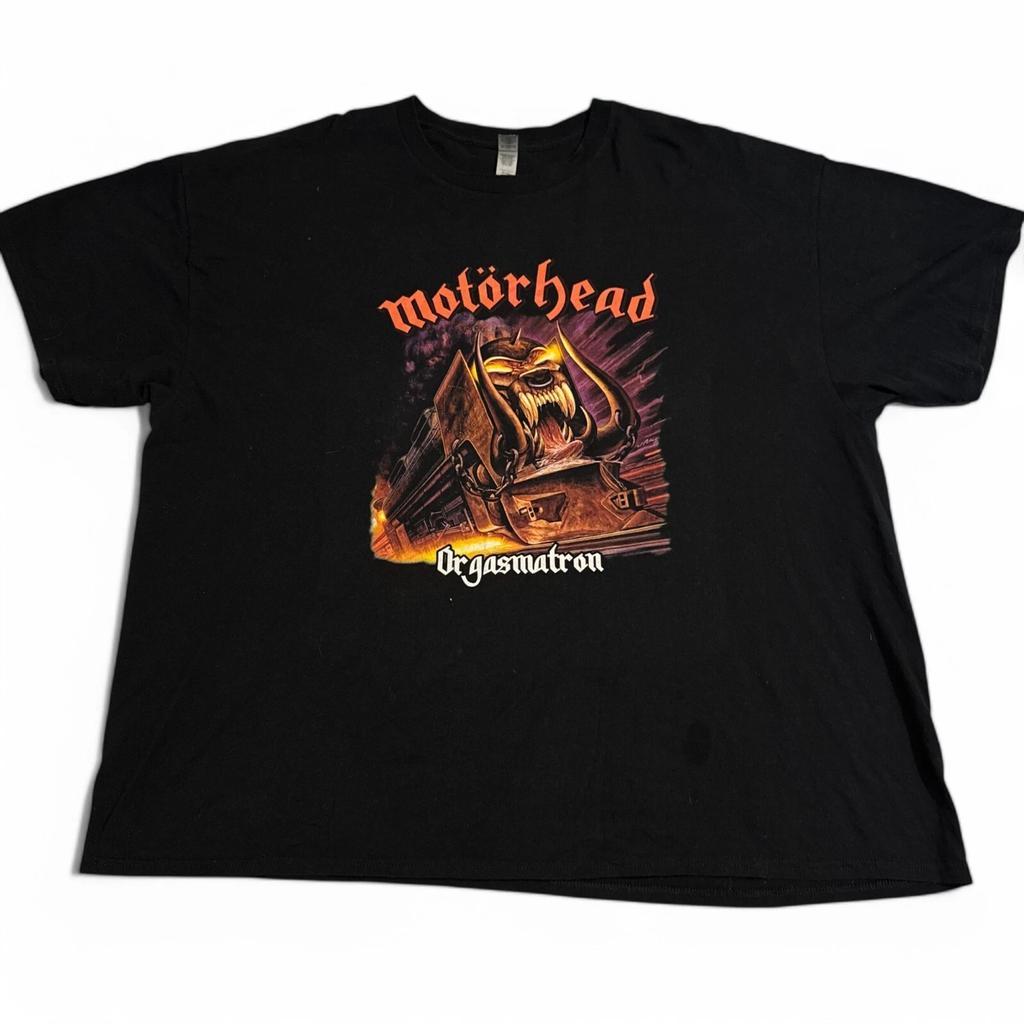 Футболка Motorhead Orgasmatron Взрослый Размер 3XL XXXL Черная Метал-группа ВИНТАЖНЫЙ Стиль