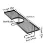Household Mirror Front Toilet Rack Bathroom Washstand Wall-Mounted Faucet Non-Punching Sink Storage Multifunctional Fashion